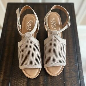 (Like New) Franco Sarto Wedge Sandal